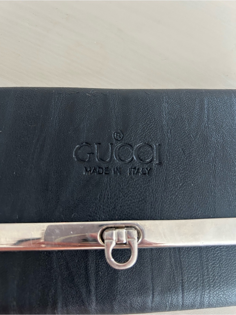 Gucci Black Leather Continental Wallet - Picture 3 of 8